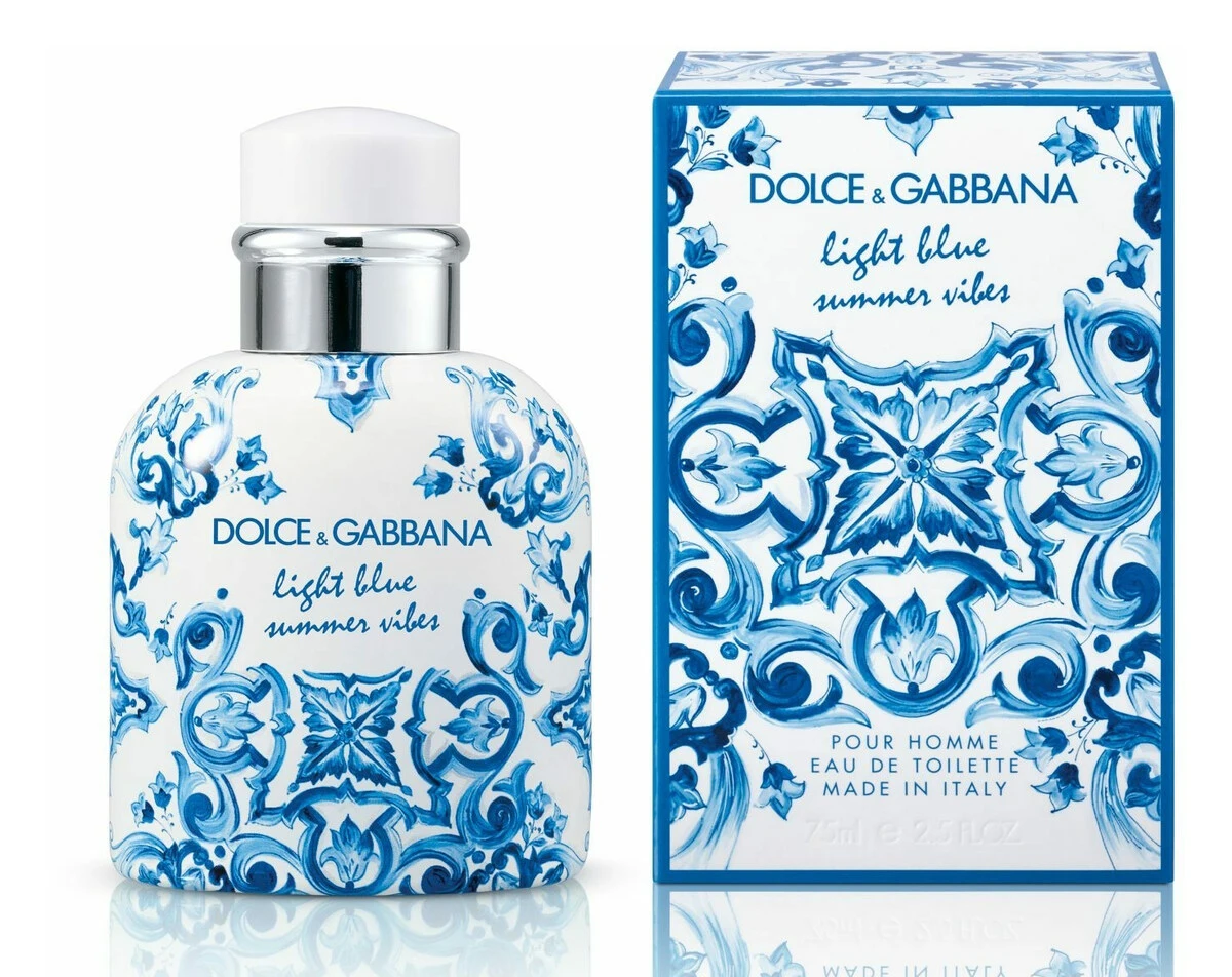 Thiết kế nước hoa Dolce&Gabbana Light Blue Summer Vibes Pour Homme EDT