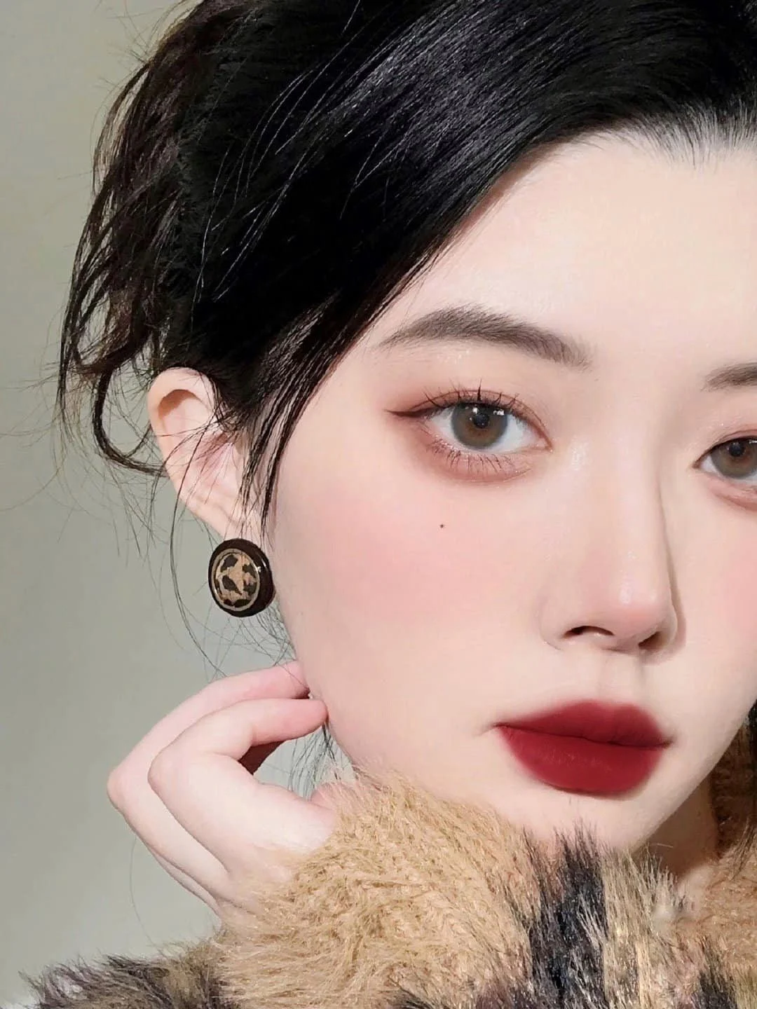 Màu Son Dior Rouge Mitzah Velvet 963 Leopardess Limited Edition - Màu đỏ nâu