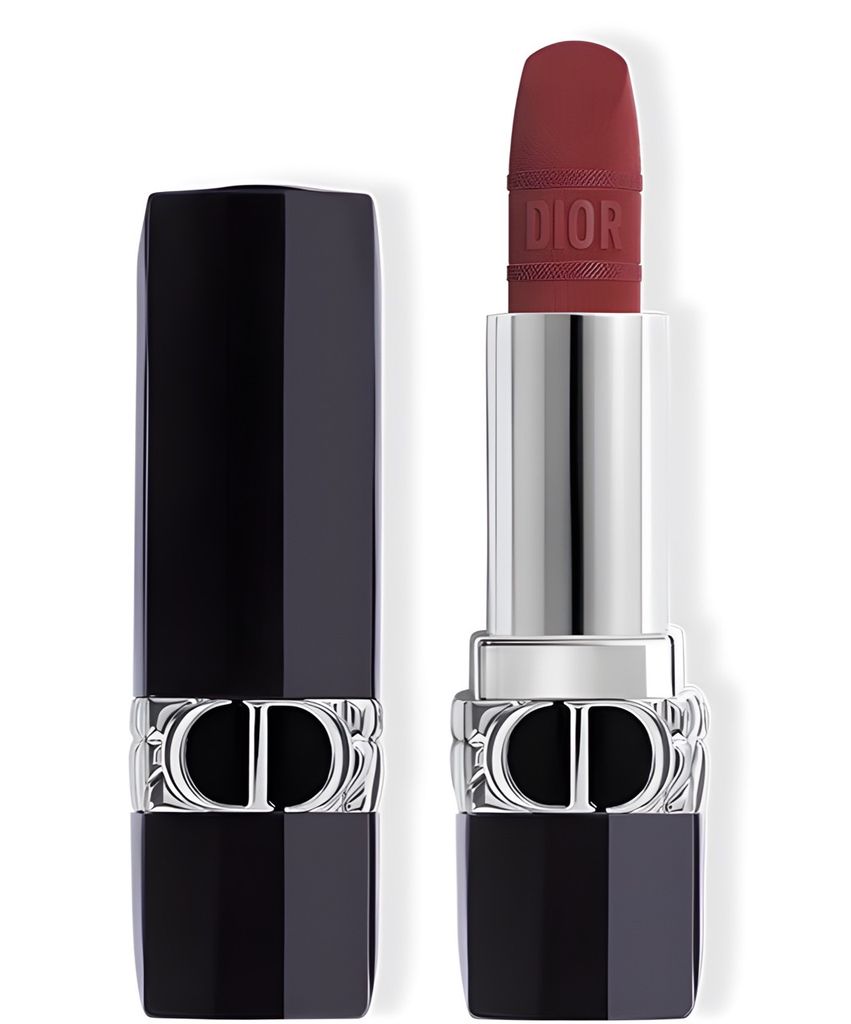 Thiết kế sang trọng của Son Dior Rouge Mitzah Limited Edition 963 Leopardess Velvet Finish 02